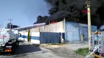Mersin Tarsus Organize Sanayi Bölgesinde Yangın Çıktı