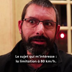 Grand débat : Grégory souhaite  que le gouvernement revienne sur la décision de limiter la vitesse à 80km/h