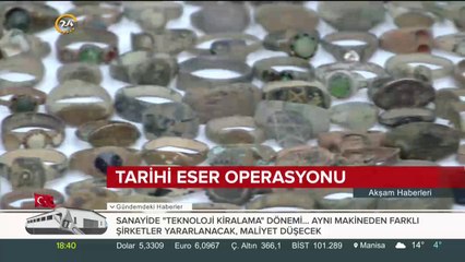 Tarihi eser kaçakçılarına darbe vuruldu