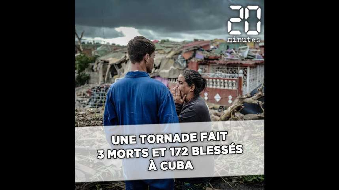 Une tornade fait au moins trois morts et 172 blessés à Cuba