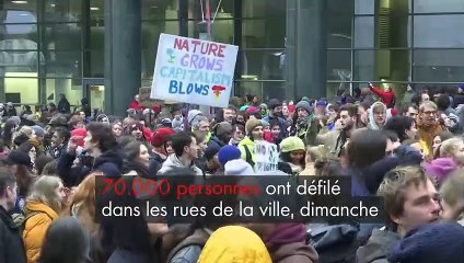 Bruxelles :  70.000 manifestants à la marche pour le climat
