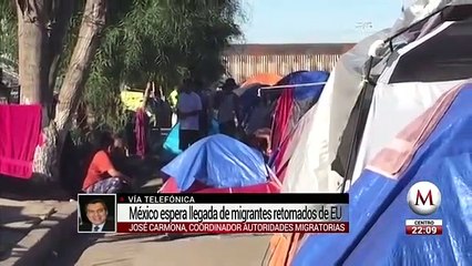 México espera llegada de migrantes retornados de EU