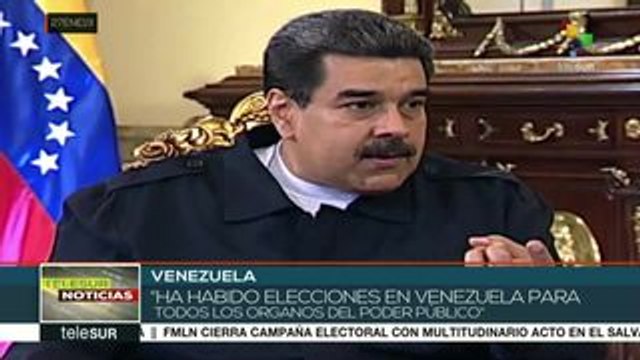 Nicolás Maduro: Hemos ganado en las últimas elecciones venezolanas