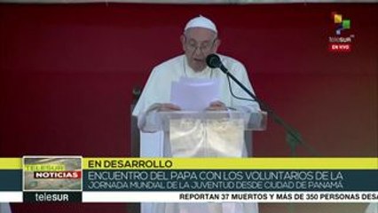 Papa Francisco a jóvenes: Vayan adelante con lo que tengan encima