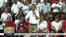 Cierran candidatos de FMLN campaña hacia elección general salvadoreña