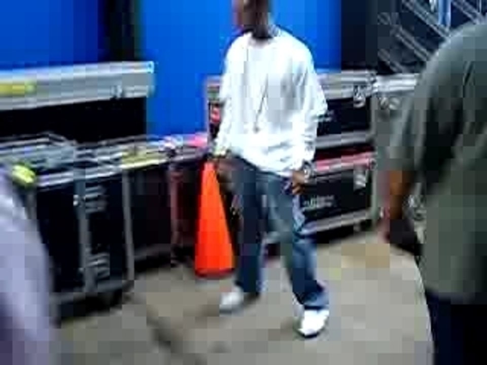 Sean Paul Plays Ball Backstage