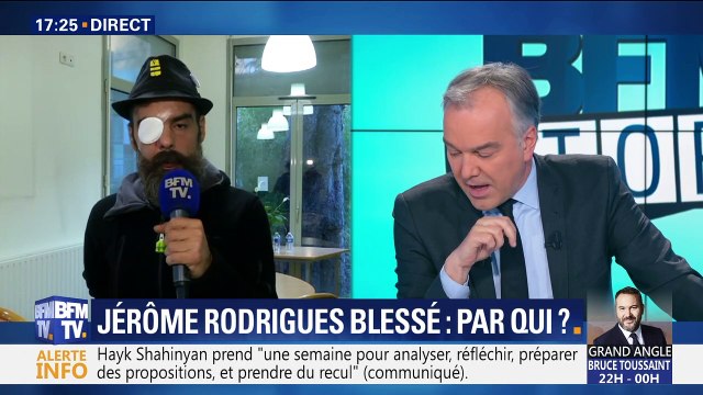 Jérôme Rodrigues: J’ai la certitude que j’ai été atteint par un tir de LBD