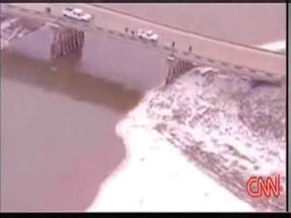 Sauvetage d'une biche par un helicoptère