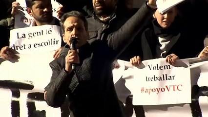 Amenazan con despidos masivos en las compañías VTC de Barcelona