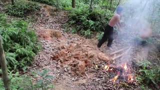 Building The Most Secret Underground Stone House By Ancient Skill