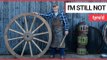 Stunning wooden creations of Scotland's last working wheelwright | SWNS TV