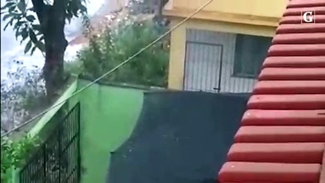 Chuva de granizo em Castelo
