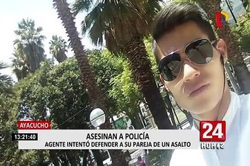 Policía es asesinado a balazos tras enfrentarse a delincuentes en Ayacucho