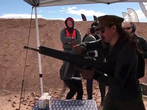 Ian from Forgotten Weapons Shooting the Sol Invictus Full Auto AA-12