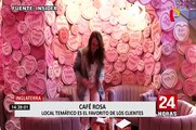 Inglaterra: conozca el primer Café Rosa y sus coloridos pasteles