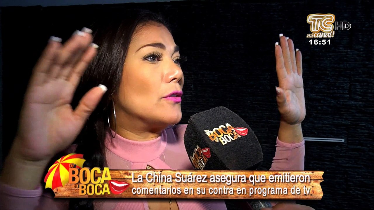 Verónica “La China” Suárez indignada por comentarios hechos en un programa de farándula