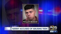 Nanny accused of abusing teen