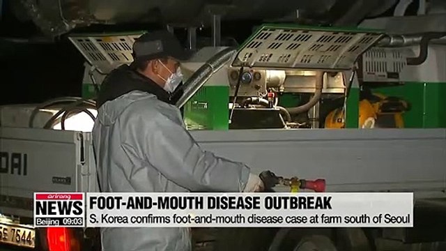 S. Korea confirms foot-and-mouth disease case at farm south of Seoul