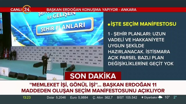 AK Parti 31 Mart manifestosu