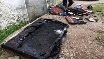 Kapalı Halde Olan Televizyon Patladı, Evde Yangın Çıkardı!