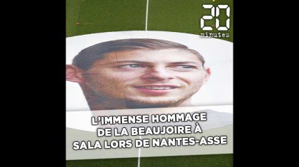 L'immense hommage de la Beaujoire à Sala lors de Nantes-ASSE