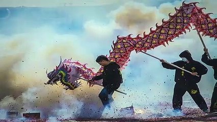 Hakka Dragon Dance Bombing 2019 - Miaoli Taiwan