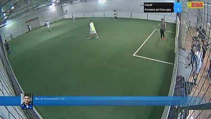 But de Emmanuel (1-4) - Ligugé Vs Pompiers de Chauvigny  - 28/01/19 20:00 - Ligue A