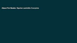 About For Books  Equine Laminitis Complete