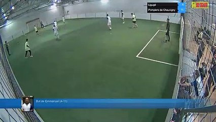 But de Emmanuel  (4-11) - Ligugé Vs Pompiers de Chauvigny  - 28/01/19 20:00 - Ligue A