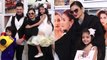 Rekha gives poses with Dabboo Ratnani's kids at calendar launch party | Boldsky