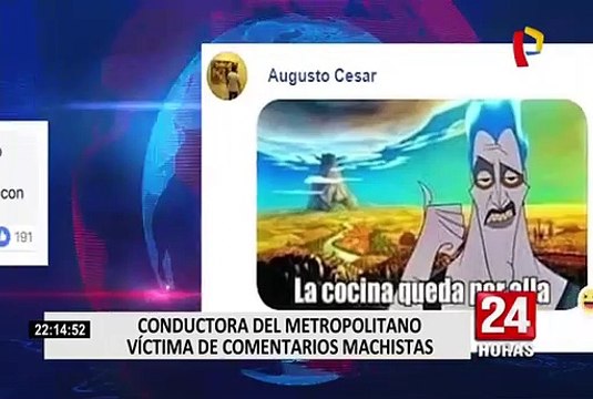 Metropolitano: conductora fue víctima de comentarios machistas en redes