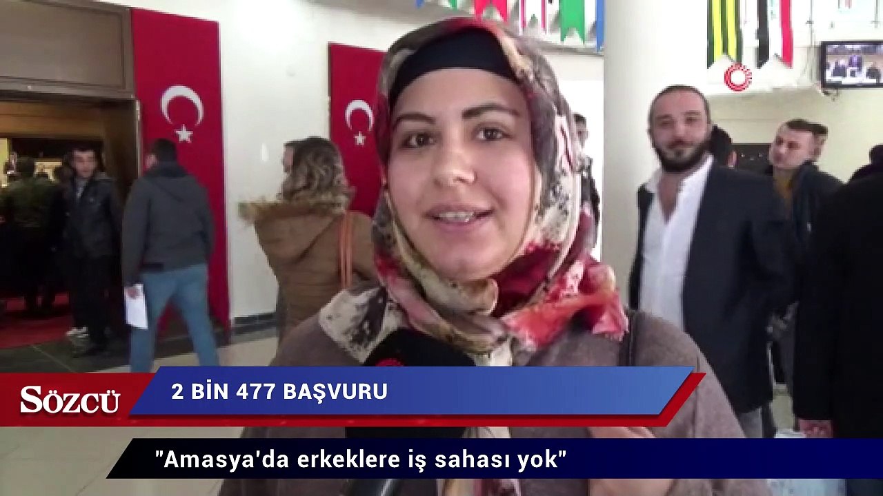 30 kişilik işe 2 bin 477 kişi başvurdu
