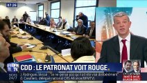 CDD : le patronat voit rouge