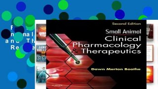 Full E-book  Small Animal Clinical Pharmacology and Therapeutics, 2e  Review