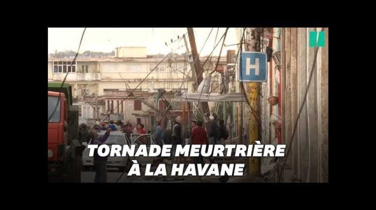À Cuba, les images des rues dévastées après la tornade meurtrière