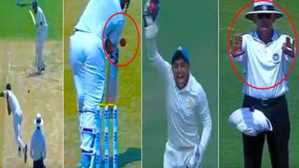 புஜாரா 2 முறை அவுட் ஆகி வெளியேறாமல் ஏமாற்றினாரா?.. ரசிகர்கள் கூச்சல்- வீடியோ