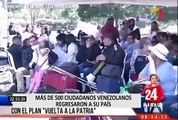Más de 500 venezolanos regresaron a su país con plan 'Vuelta a la Patria'