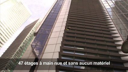 Le Spiderman français grimpe au sommet d'une tour de Manille