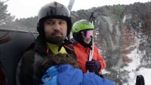 Yalnızçam'da yamaç paraşütü ve kayak keyfi - ARDAHAN