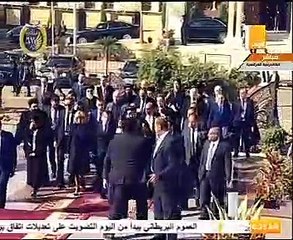 لبابا تواضروس الثاني يستقبل الرئيس الفرنسي