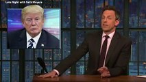 Seth Meyers Mocks Donald Trump Who 'Caved After 35 Days, Got Nothing'