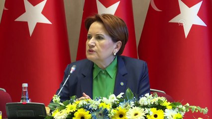 Akşener: '(Tunç Soyer'in adaylığı) Babadan oğula suç geçmez. Oğuldan babaya da suç geçmez' - ANKARA