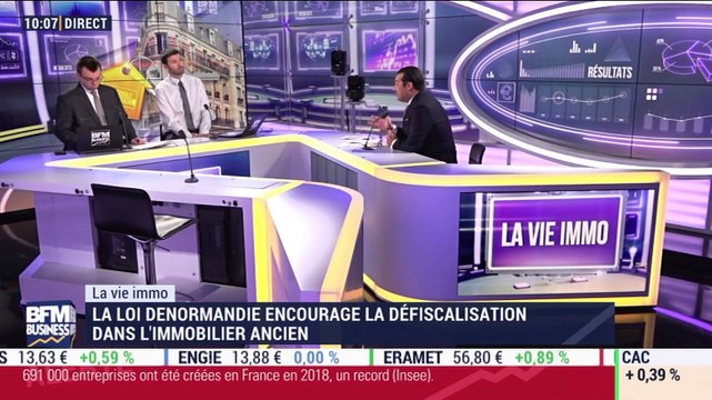 La vie immo: La loi Denormandie encourage la défiscalisation dans l'immobilier ancien - 29/01