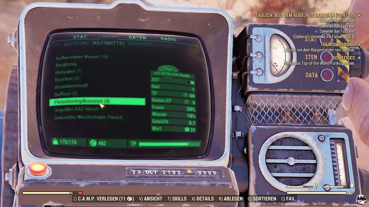 Fallout 76 ☢ Giftfässer Entsorgung 'The American Way'|deutsch|gameplay