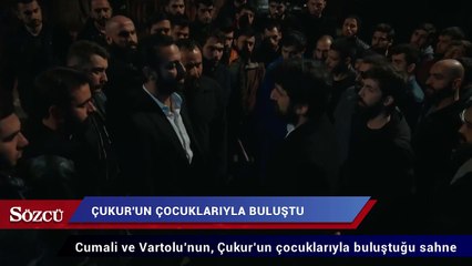 Cumali ve Vartolu’nun, Çukur’un çocuklarıyla buluştu