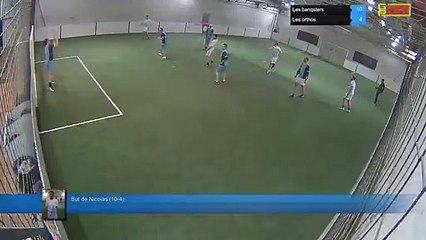 But de Nicolas  (10-4) - Les banqsters Vs Les orthos - 28/01/19 21:00 - Ligue A - Poitiers Game Parc