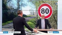 Limitation de la vitesse à 80 km/h : 