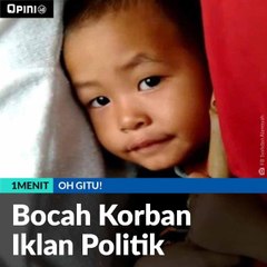 Bocah Korban Iklan Politik