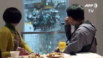 Vue sur ordures: une usine ouvre un bar éphémère au Japon