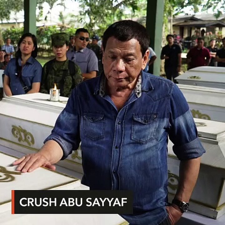 Duterte in Jolo: Crush Abu Sayyaf by whatever m...